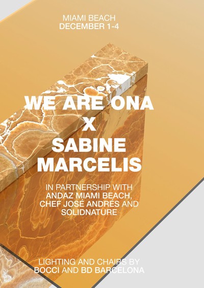 WE ARE ONA x SABINE MARCELIS - © We Are Ona